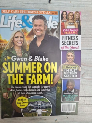 Life & Style June 30 2025 Magazine Gwen & Blake Jamie Fox Nicole Fitness - Image 1 of 2