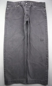 Jeans Uomo 2019 Levi's 505 Regular Fit Nero 100% Cotone Taglia 42x30 (Msr 42x27) - Foto 1 di 10