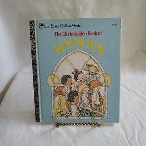 Little Golden Books: Hymns (Compiled by Werner & Ebsun) 1985 Blue Cover #211-57  - Picture 1 of 4