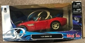 1998 To 2003 BMW Z8 Roadster Red Maisto 1/24 Scale Diecast Model - Picture 1 of 2