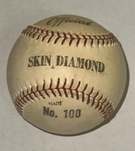 Skin Diamond Official Baseball No.100 Signed Johnny Bench Style Autograph - Picture 1 of 9