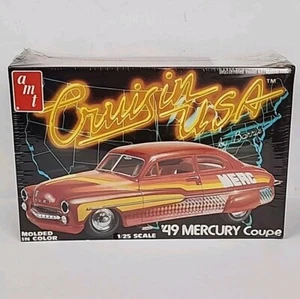 AMT Cruisin USA 49 Mercury Coupe Molded Color 1/25 Scale 2252 Model Kit MIB 1980 - Picture 1 of 16