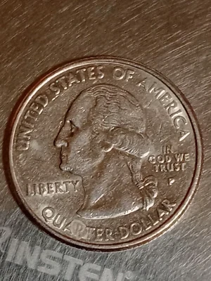 2000 P Virginia washington quarter ,Error One Of A Kind - Image 1 of 4
