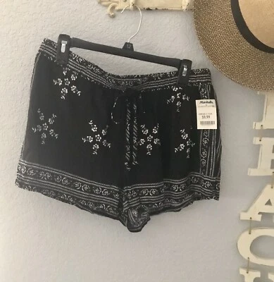 Pantalones Cortos BeBop Bandana Negros Talla XL Foto 1 de 4