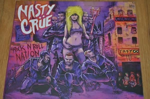 NASTY CRUE Rock N Roll Nation CD 2013 nasty RARE CRAZY LIXX steel panther - Imagen 1 de 3