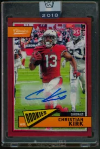 2018 Panini Honors Classics Sigs Sigs Rosso CHRISTIAN KIRK Auto RC SP #/15 - Foto 1 di 2