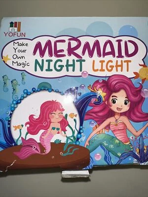 YOFUN Mermaid Gifts for Girls Upgraded Make Your Own Mermaid Night Light - Image 1 of 2