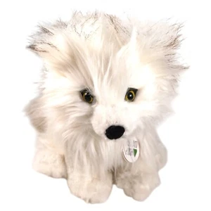 NEW Portland Plush Arctic Fox White Fluffy Plush 12" Stuffed Animal NWT - Picture 1 of 7