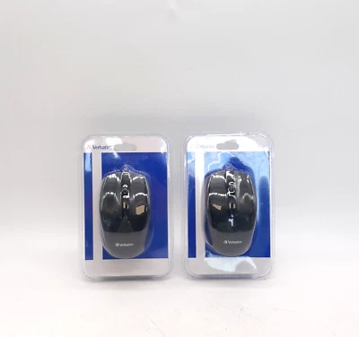 Verbatim 98106 Corded Notebook Optical Mouse - Lot of 2 - Image 1 of 4