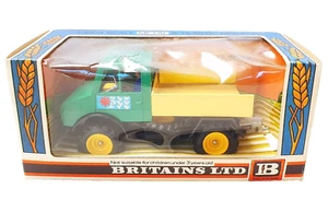 Britains Farm 1:32 MERCEDES-BENZ UNIMOG Tractor Lorry 9569 Straw Box MIB`76 New! - Picture 1 of 4