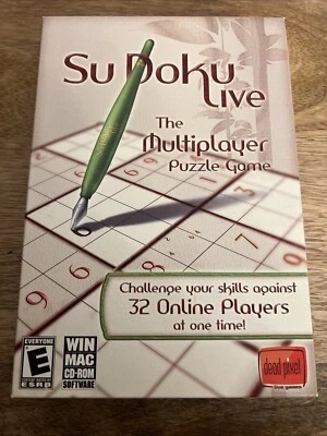Su Doku Live Video Game Pc Cd-ROM E-Everyone (Factory Seal)  - Image 1 of 4