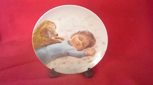 Waiting to Play, Children and Pets Collection, Plate #329A, COA - Picture 1 of 5