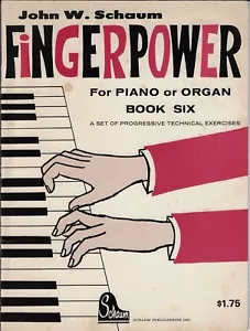 FINGERPOWER for PIANO or ORGAN - Book Six - Sheet Music for PIANO or ORGAN - Picture 1 of 3