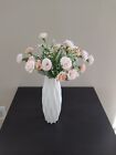 Artificial Flowers Fake Silk Flower with Vase Flower Centerpieces for Decoration