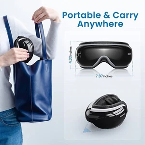 Eye Massager Electric Shiatsu Massager for Dry Eye, Eye Strain, - Picture 1 of 2