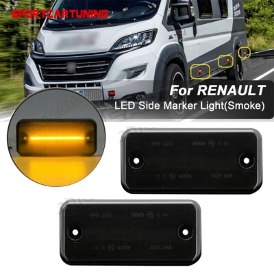 2X Luci di segnalazione laterali a LED indicatori di direzione laterali per Fiat Ducato Citroen Peugeot - Immagine 1 di 4