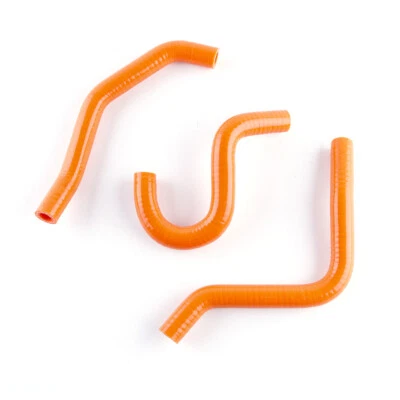 Manguera radiador silicona naranja para Honda CR80R 1997-2002 / CR85R Expert 2003-2008 Foto 1 de 4