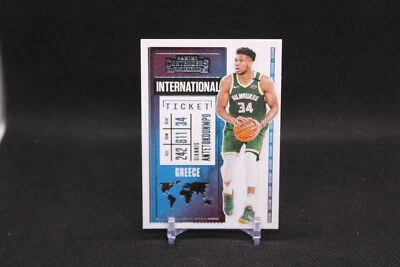 Giannis antetokounmpo #20 2020  Contenders International Ticket - Image 1 of 2