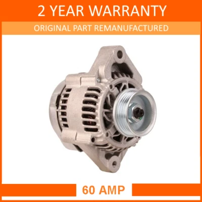 Alternator fits DAIHASTU CUORE 1998-2003 1L 989cc 60AMP *ORIGINAL* - Image 1 of 4