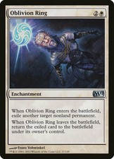 MTG 1x Foil OBLIVION RING Magic 2012 M12 Core Set (LP/MP)