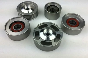 AMG E63/ C63 S63, SL63 Mercedes M156, 6.2L heavy duty 5 Piece idler Kit. - Foto 1 di 2