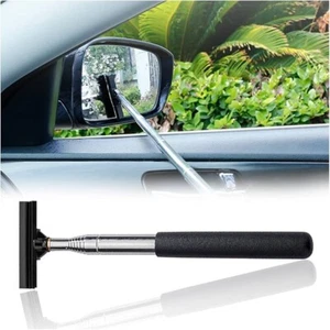 2 X Window Squeegee Windshields Long Handle Cleaning Tool Adjustable Wiper - Picture 1 of 7