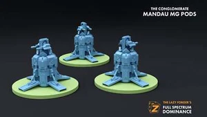 Mandau MG Drop Pod (3) - The Conglomerate - Full Spectrum Dominance - Picture 1 of 1