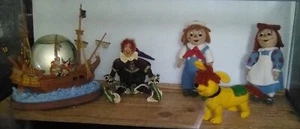 Raggedy Ann And Andy A Musical Adventure Ooak Diorama Halloween Captain Globe - Picture 1 of 5