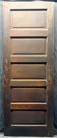 29.5"x83.5" Antique Vintage Old Salvaged SOLID Wood Wooden Interior Door Panels Cover