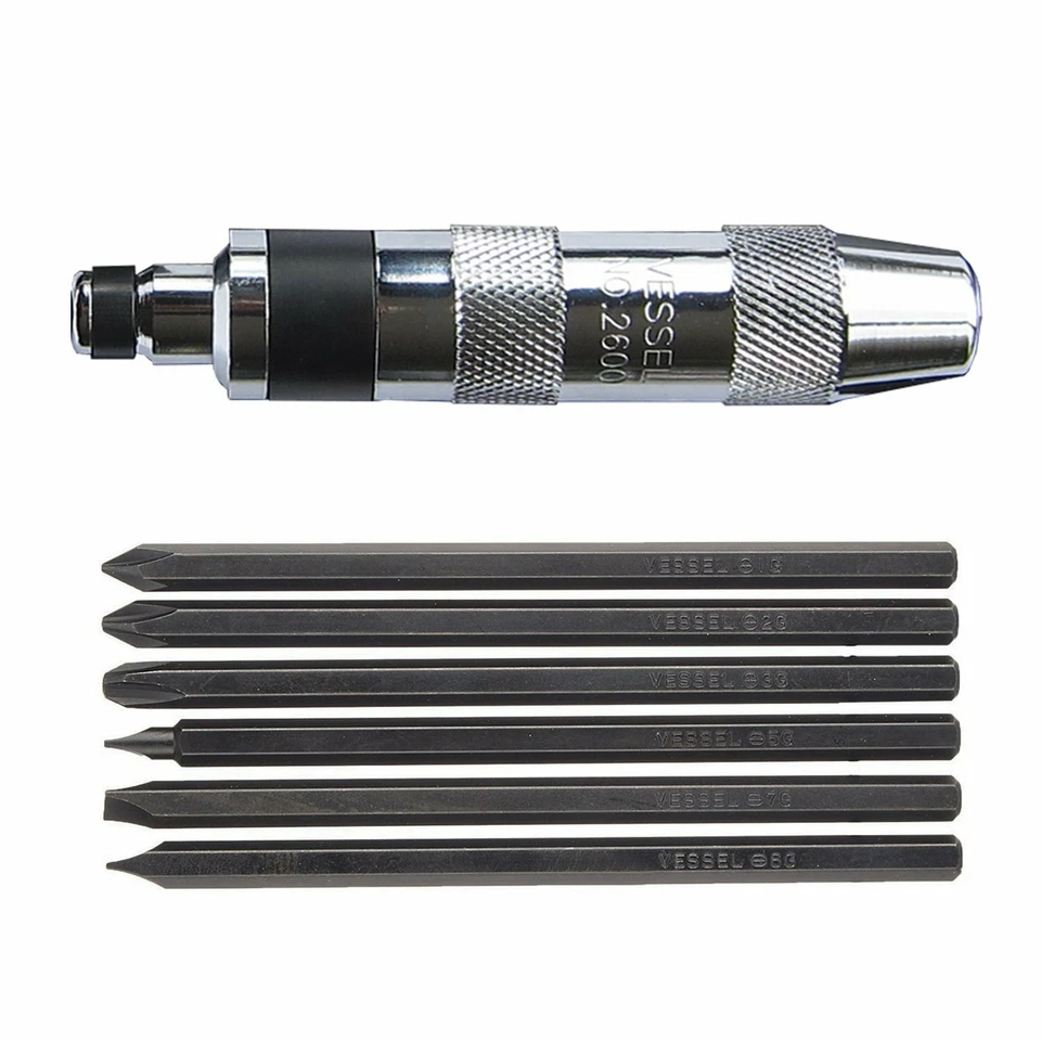 Vessel 260002 Impact Uni Driver Set 6bits From Japan