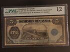 New Listing1912 Dominion of Canada $5 Banknote. Famous "Train Note". Rare Countersigned.