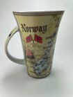 Norweski kubek do kawy mapa kraju zabytkowe flagi 12 uncji przy okazji ani doskonały kubek B34