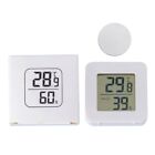 Electronic Temperature Humidity Detector Desk Wall Mount Hygrometer
