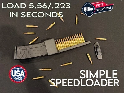  Cargador de velocidad push-down EZ - Cargador simple de 15 rondas - A R 1 5 5 5 6 / 2 2 3 Foto 1 de 4