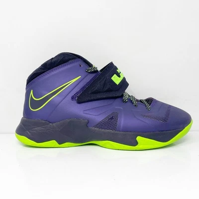 Nike Boys Lebron Soldier 7 599818-500 Purple Basketball Shoes Sneakers Size 6Y - Image 1 of 4