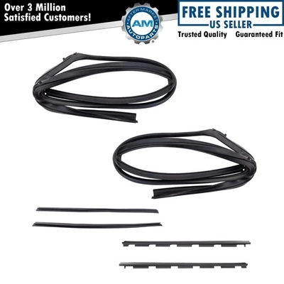 Weatherstrip Seal Kit Fits 1999-2000 Cadillac 1988-2000 Chevrolet 1988-2000 GMC - Image 1 of 4