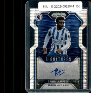 2021-22 Panini Prizm Tariq Lamptey Signatures silvery AUTO #S-TRQ - Picture 1 of 2