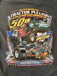 Herren 2016 50th Anniv. Bowling Green, OH Natl. Tractor Pull Champ Shirt Large - Bild 1 von 6