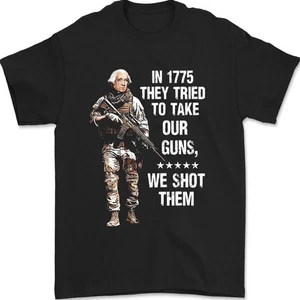1775 versuchten sie, unsere Waffen zu nehmen, erschossen wir sie Unisex T-Shirt - Bild 1 von 10
