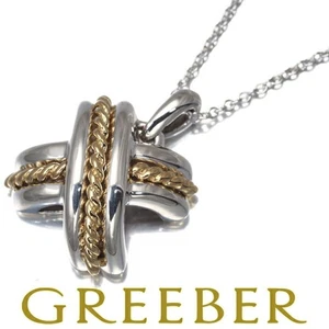 Tiffany & Co. Silber 925 K18YG Halskette Signatur Schmuck $R71623 - Bild 1 von 4