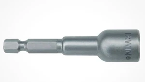 LOT OF 10 PCS Irwin 1/4" Hex Shank Magnetic Power Nut Driver Bit Sets, 1/4 Inch - Picture 1 of 5