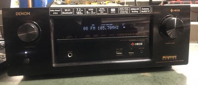Awesome Denon AVR-X2400H 7.2 Channel Integrated Network HEOS AV Receiver - Image 1 of 4