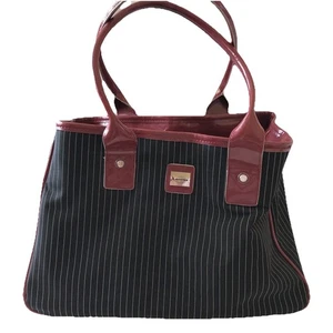 Bolso de Mano Qantas Crew para Mujer Kensington 2 Compartimentos con Cremallera Estilo Años 80’s Logo - Imagen 1 de 20