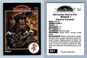 Dlasva #661 Advanced Dungeons & Dragons 1992 TSR Trading Card - Picture 1 of 1