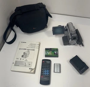 Canon Optura 400 Working w/ Remote MiniDV Digital Video Camcorder Vintage DVC - Picture 1 of 12