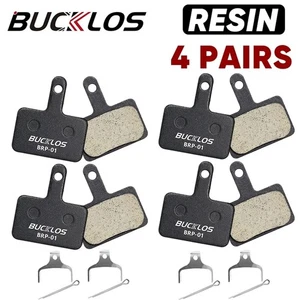 4 pares de pastillas de freno de disco de resina para bicicleta de carretera MTB para Shimano B01S mecánicas/hidráulicas - Imagen 1 de 8