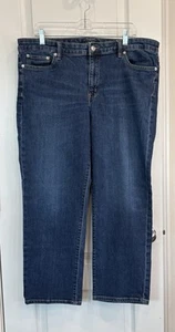 LAUREN RALPH LAUREN Damen Denim Estate Jeans Größe 16 hoher Bund fünf Taschen - Bild 1 von 21