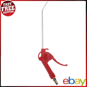 Red Plastic Handle Angled Nozzle Air Duster Blow Gun Pneumatic Tool (Long) ✅ - Picture 1 of 6