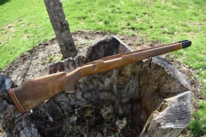 Mauser 98 checkered Rifle Wood Stock need refinished - Picture 1 of 9