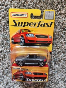 2005 Matchbox Limited 1/8000 Superfast ROW Audi TT Roadster - dark gray - Picture 1 of 2